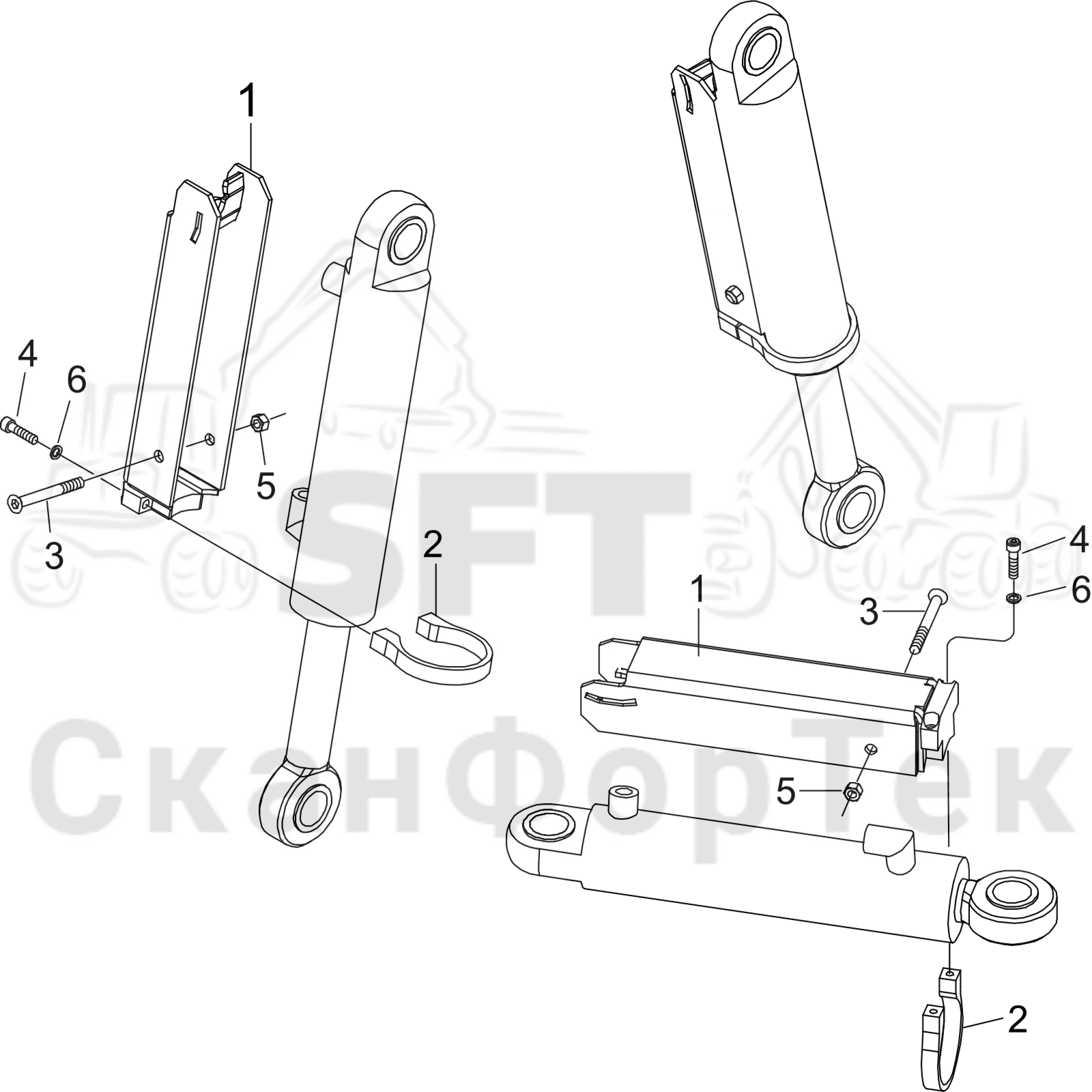 Схема: Цилиндрическое ограждение HD
