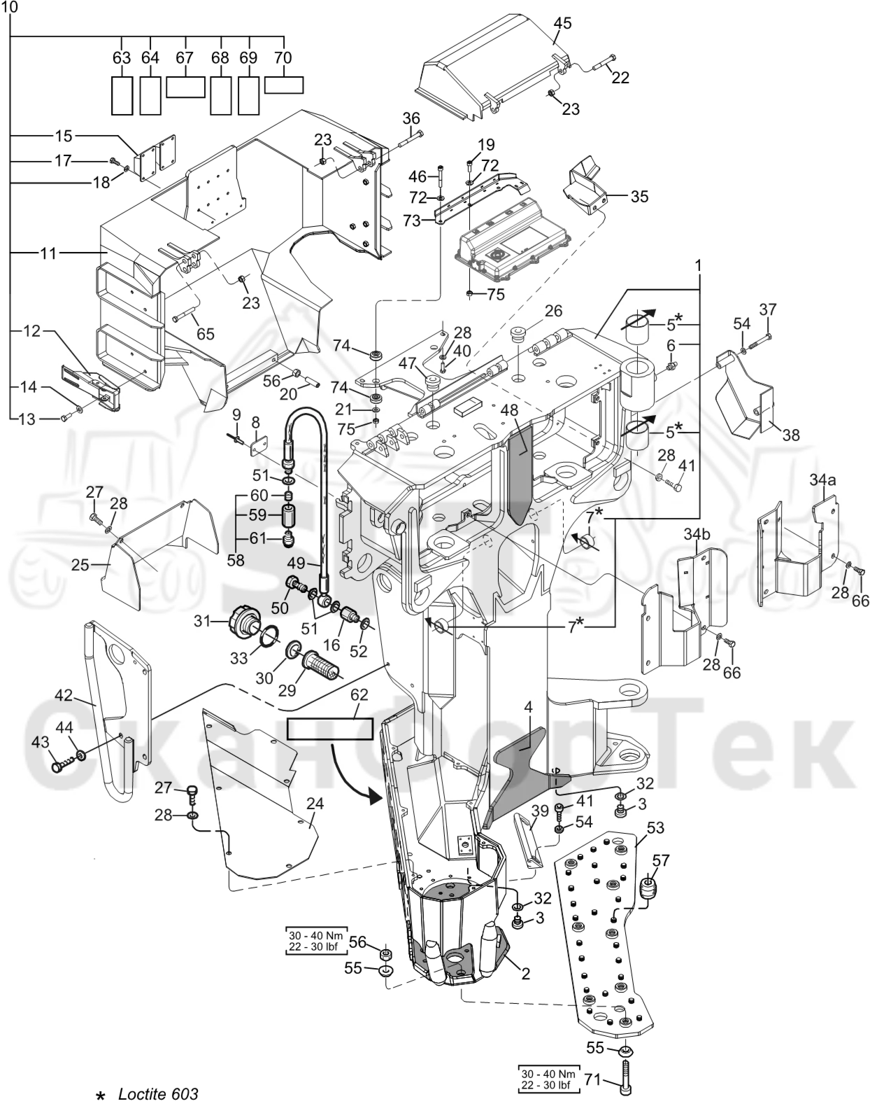 Схема: шасси