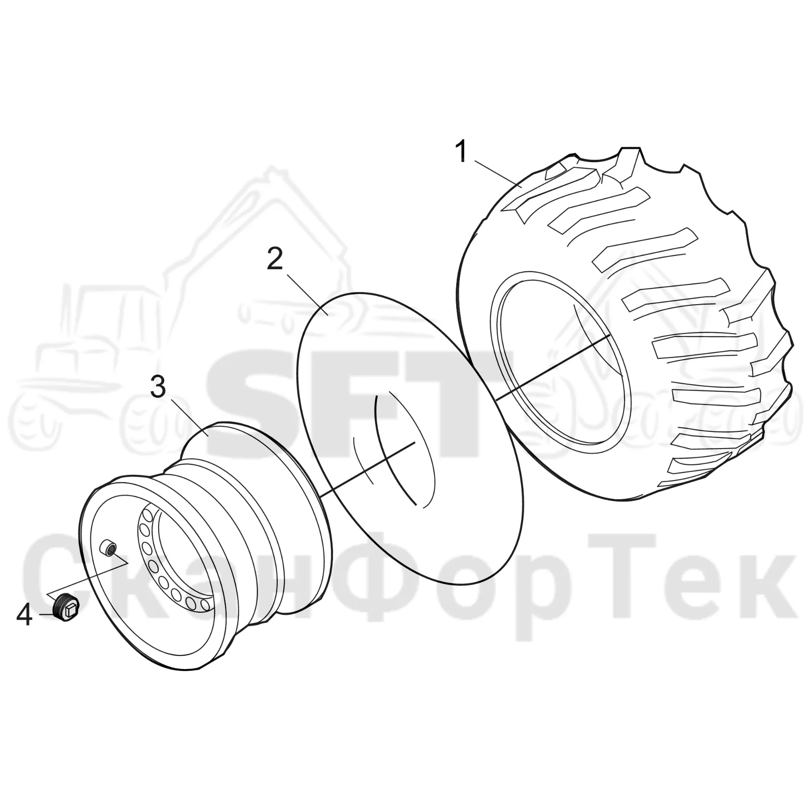 Схема: Trelleborg 710/45-26,​5 T422