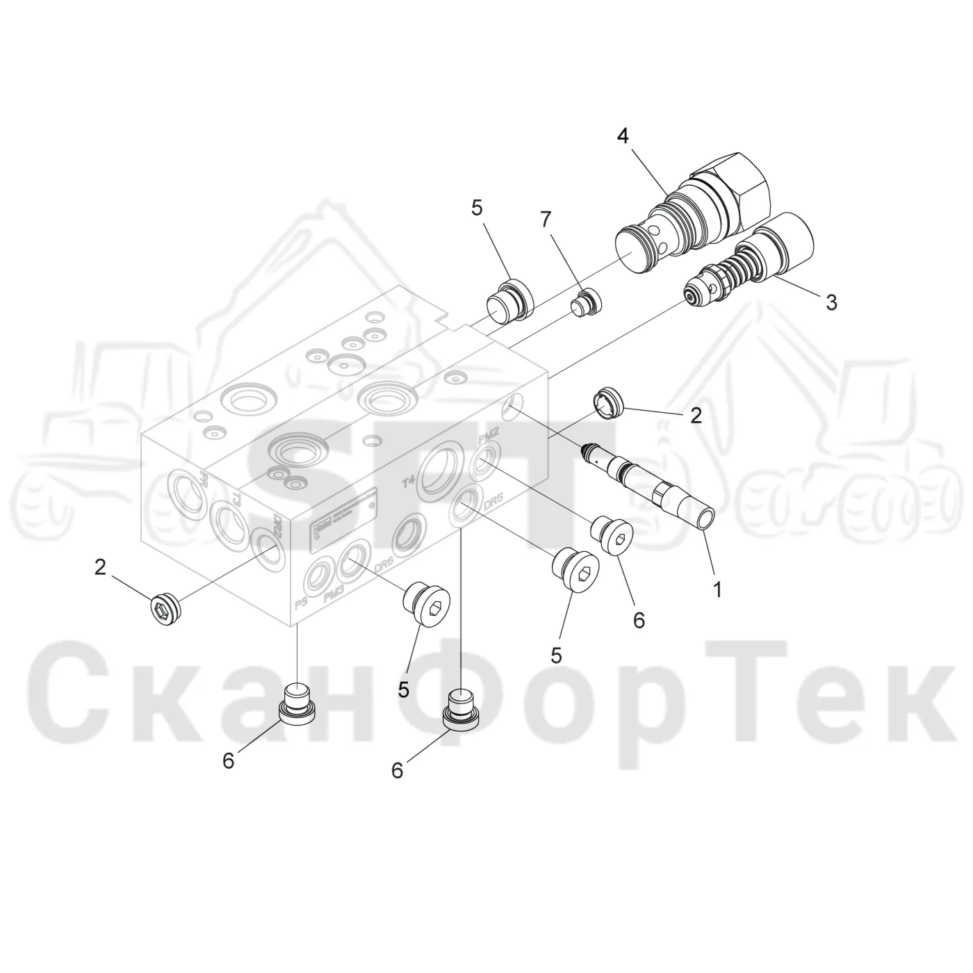 Схема: Впускная секция S01
