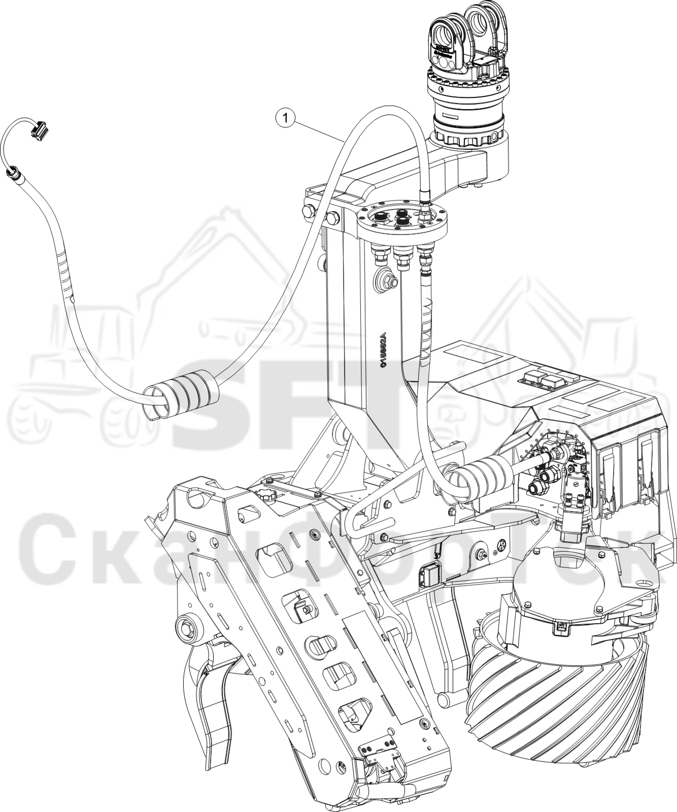 Схема: Электрооборудование экскаваторов 3162120011-