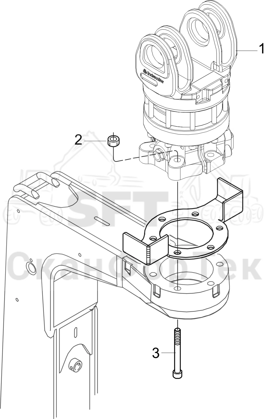 Схема: Поворотное устройство AV 17 S
