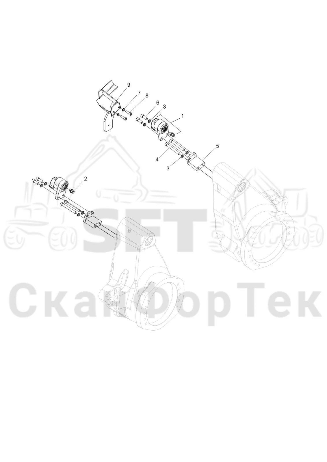 Схема: Измерение диаметра