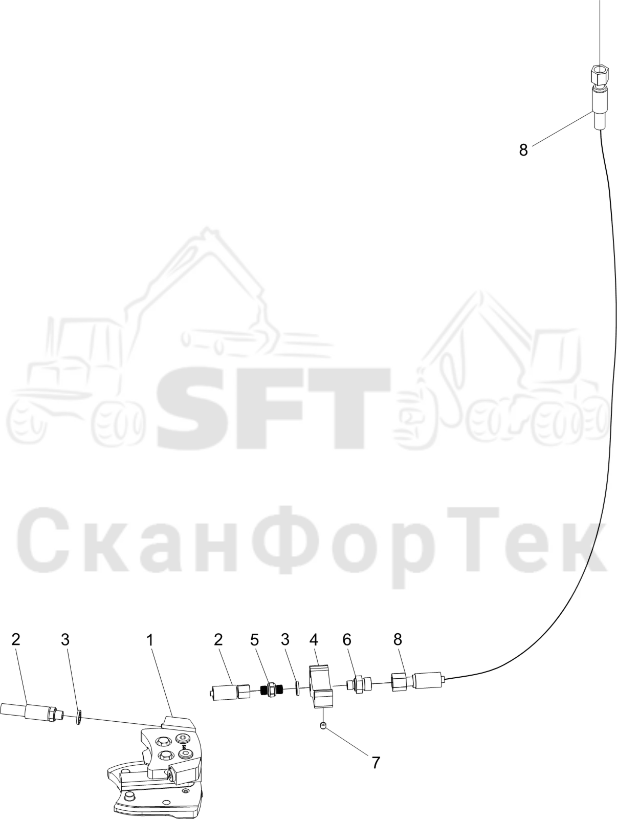 Схема: Корчевка пней · Корчевка пней 3132121031-