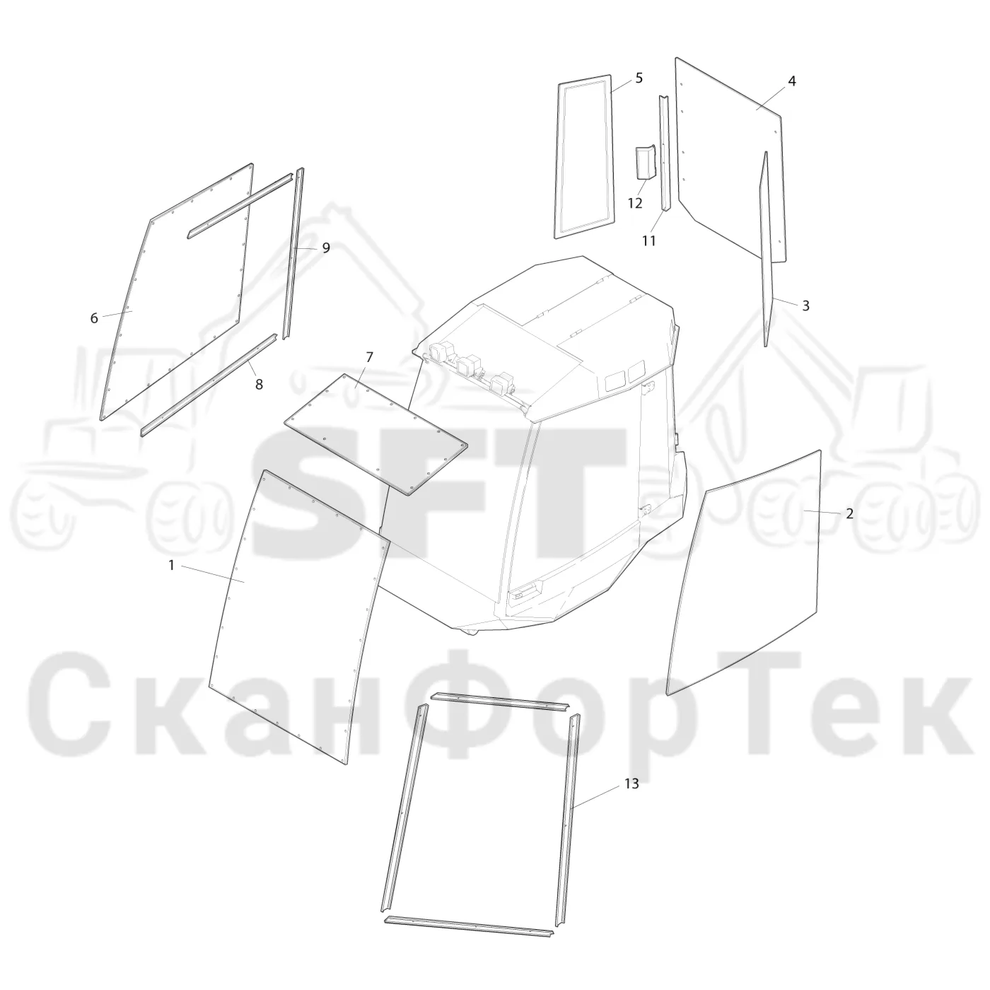 Схема: Экраны