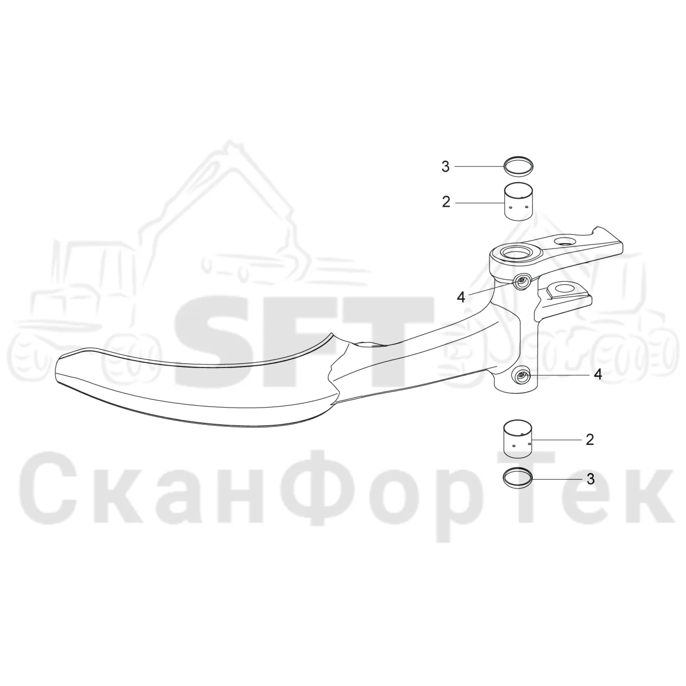 Схема: Сучкорезный нож