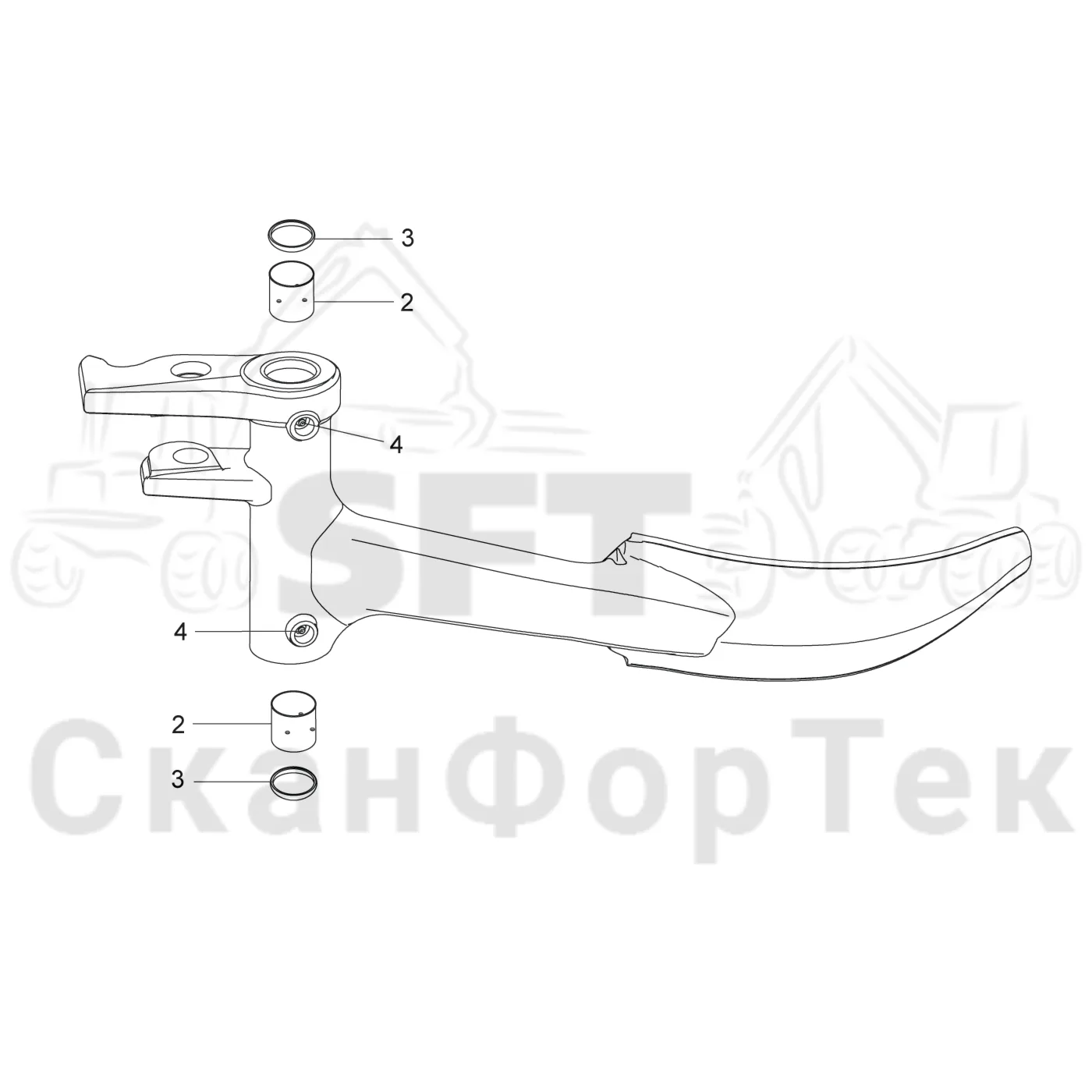 Схема: Сучкорезный нож