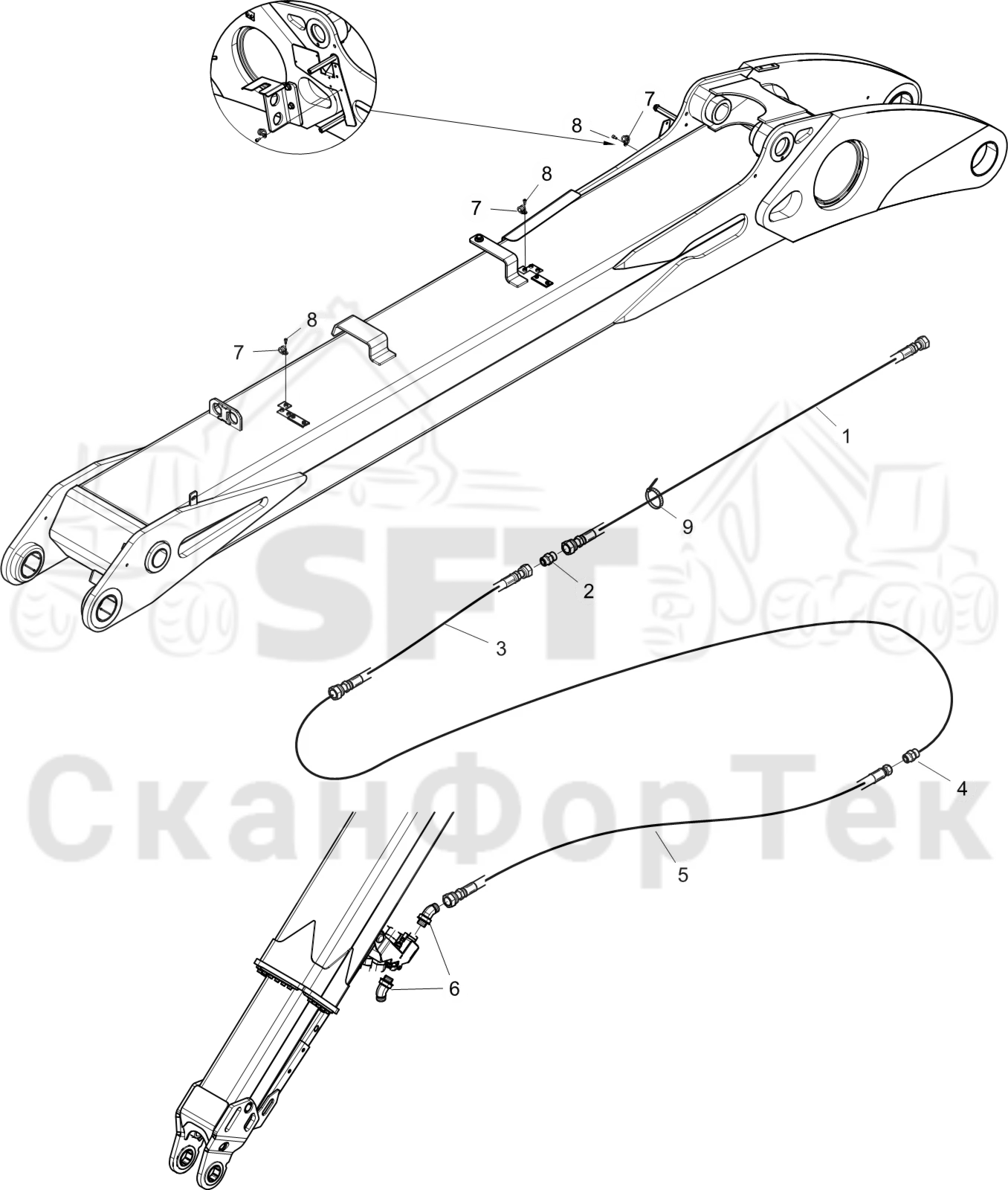 Схема: Корчевка пней