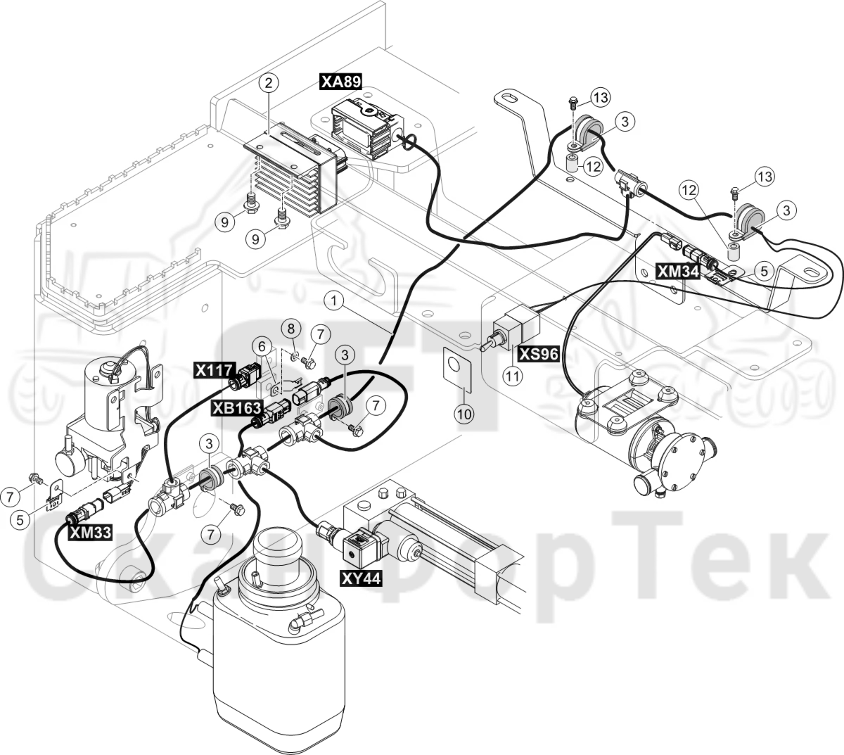 Схема: Комплект электрооборудования,​ advanced