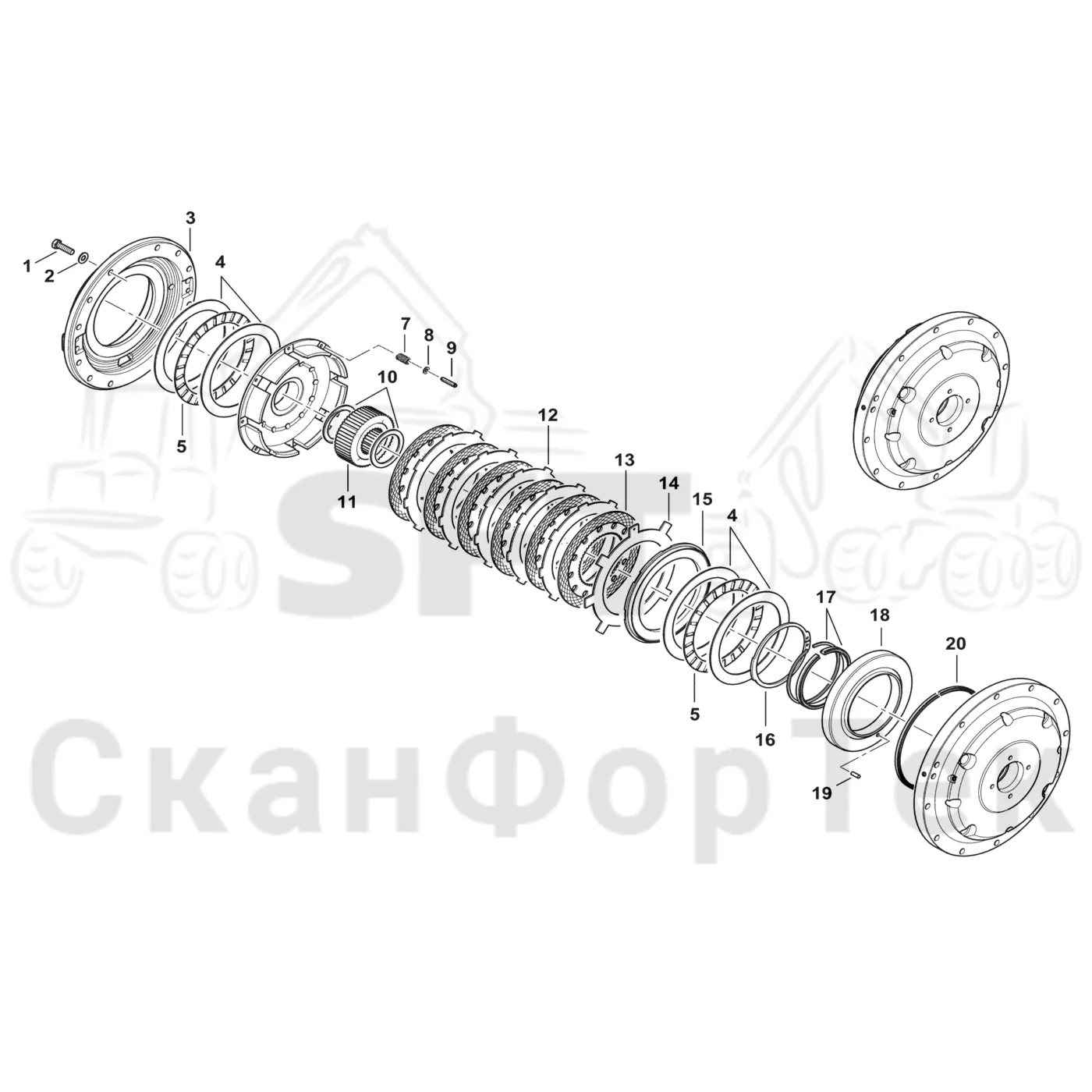 Схема: Дифференциал (MDDL)