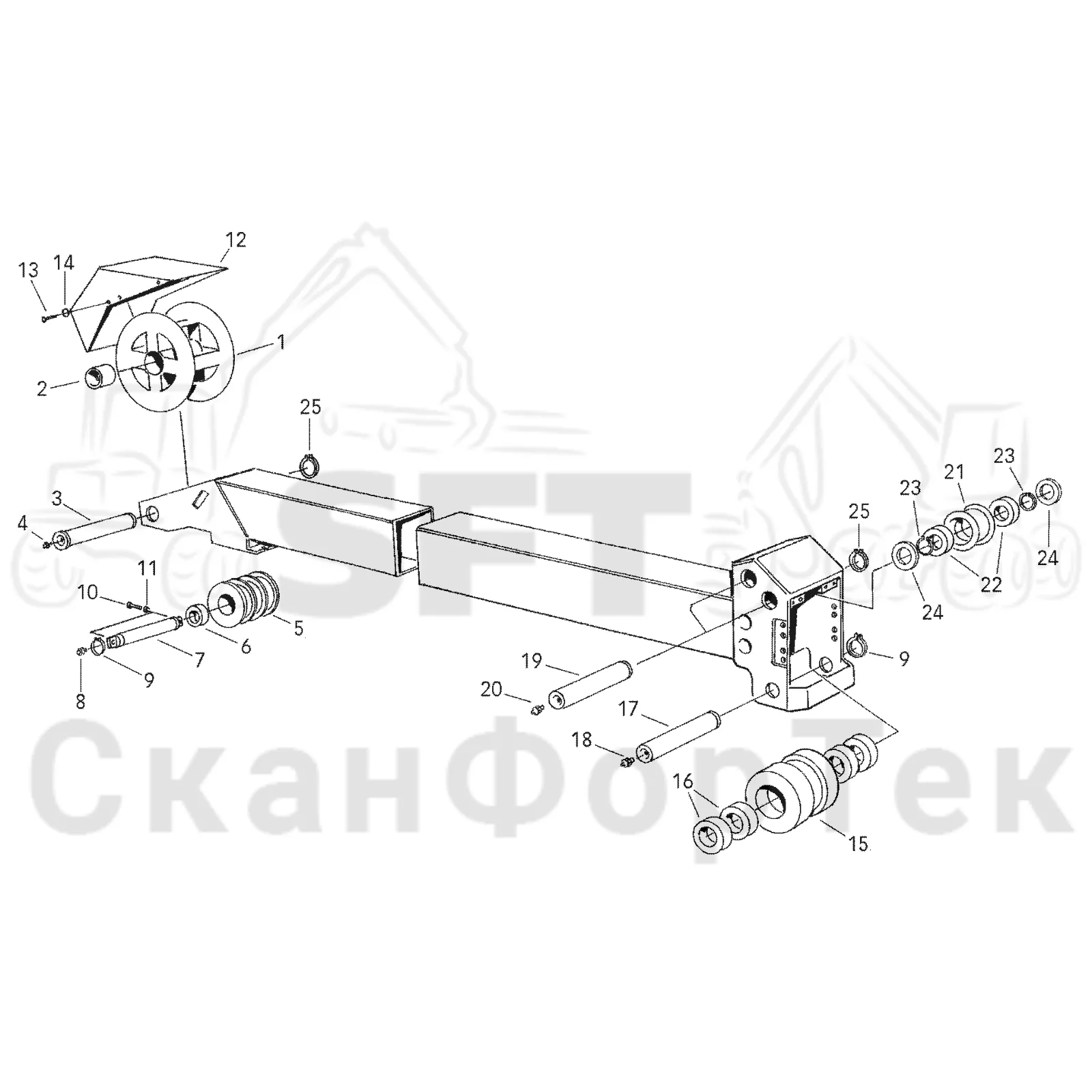 Схема: Guide roller
