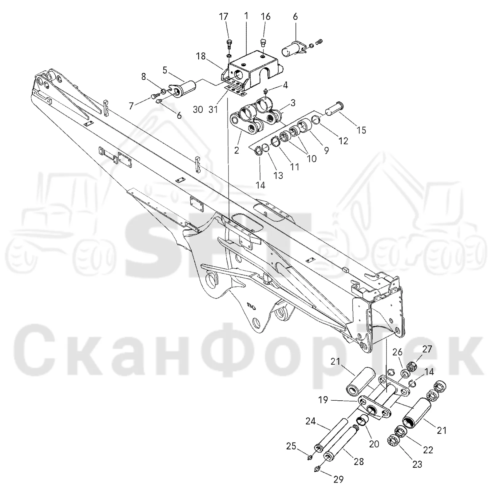 Схема: Guide roller