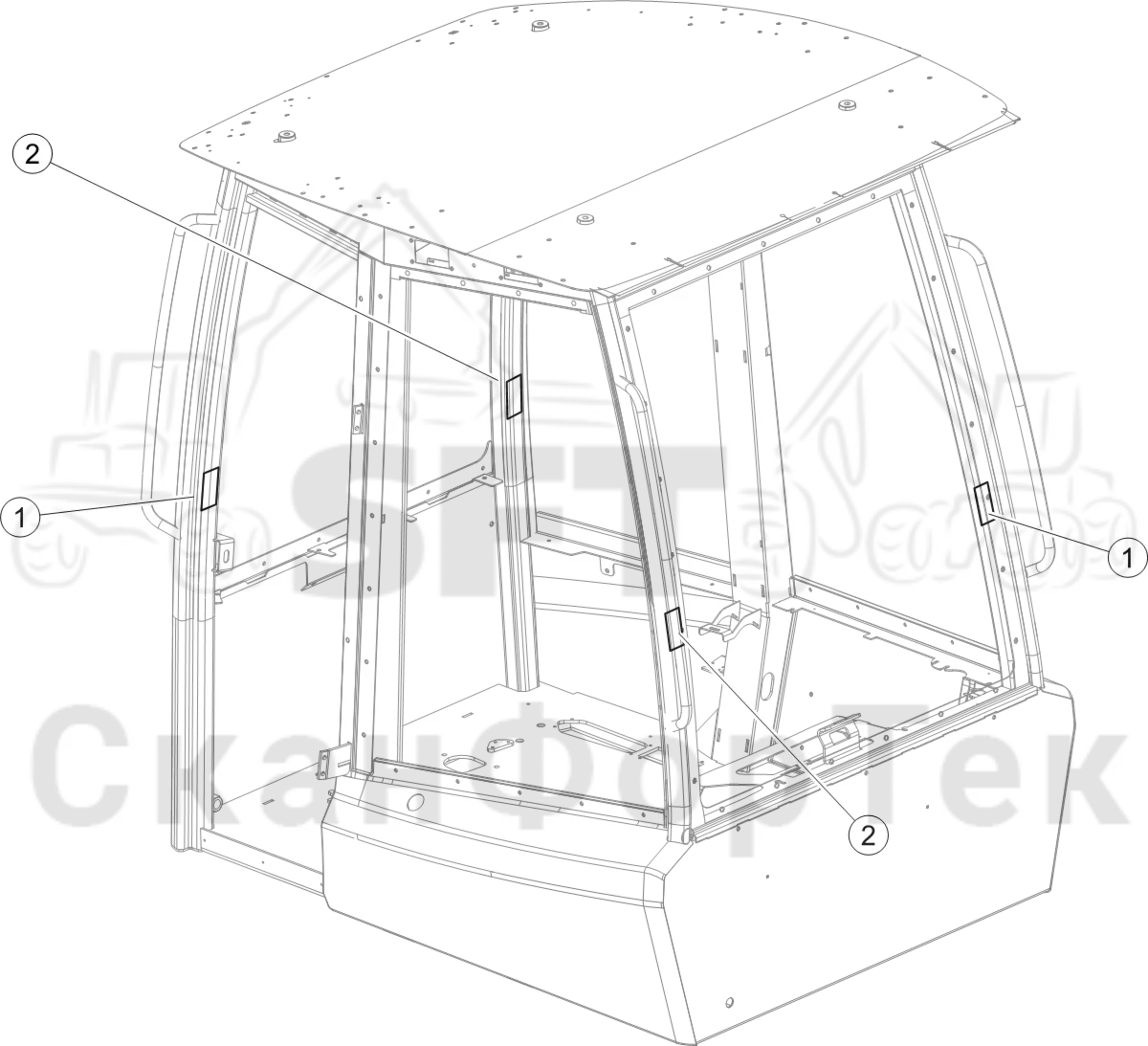 Схема: Бирки/Smart Crane