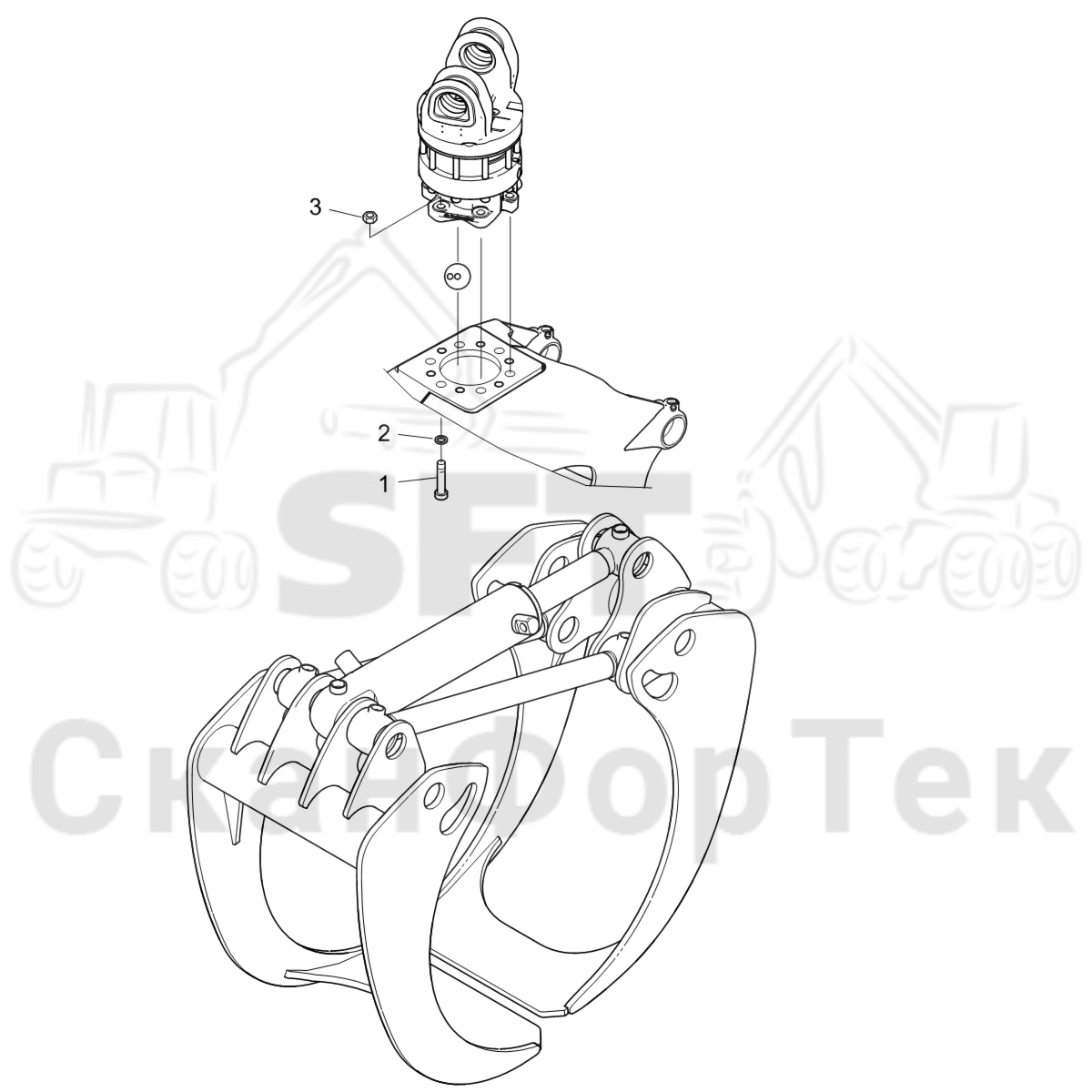 Схема: Крепежное оборудование