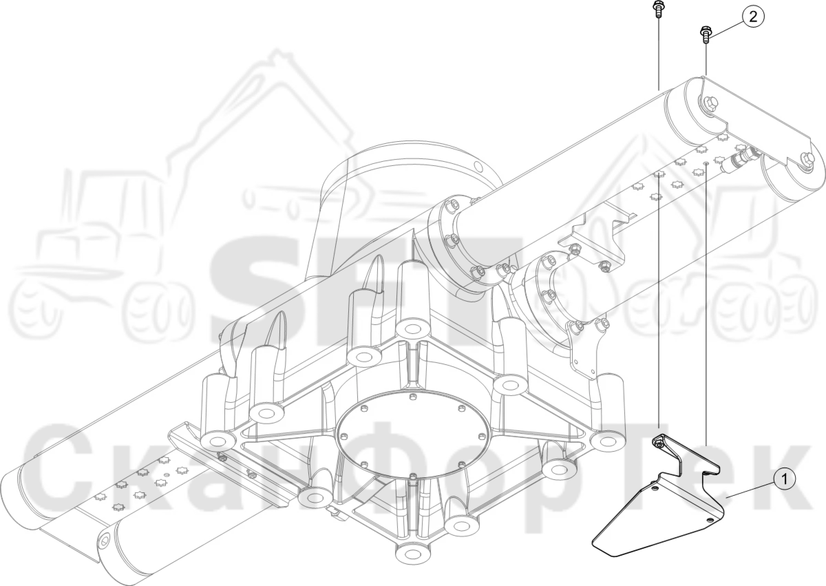 Схема: Коробка для хранения · Сборочный комплект