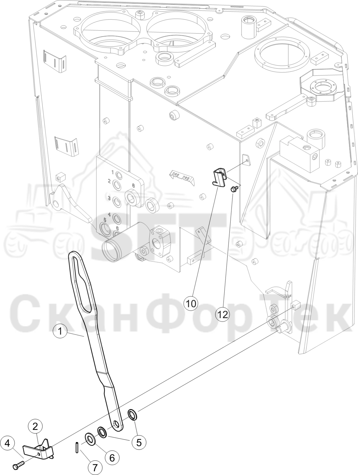 Схема: Подъемный инструмент 8WD