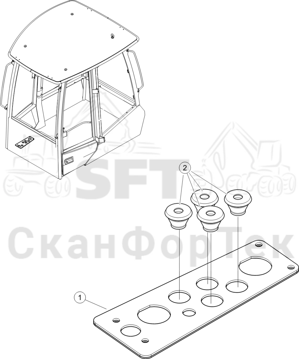 Схема: Уплотняющее кольцо
