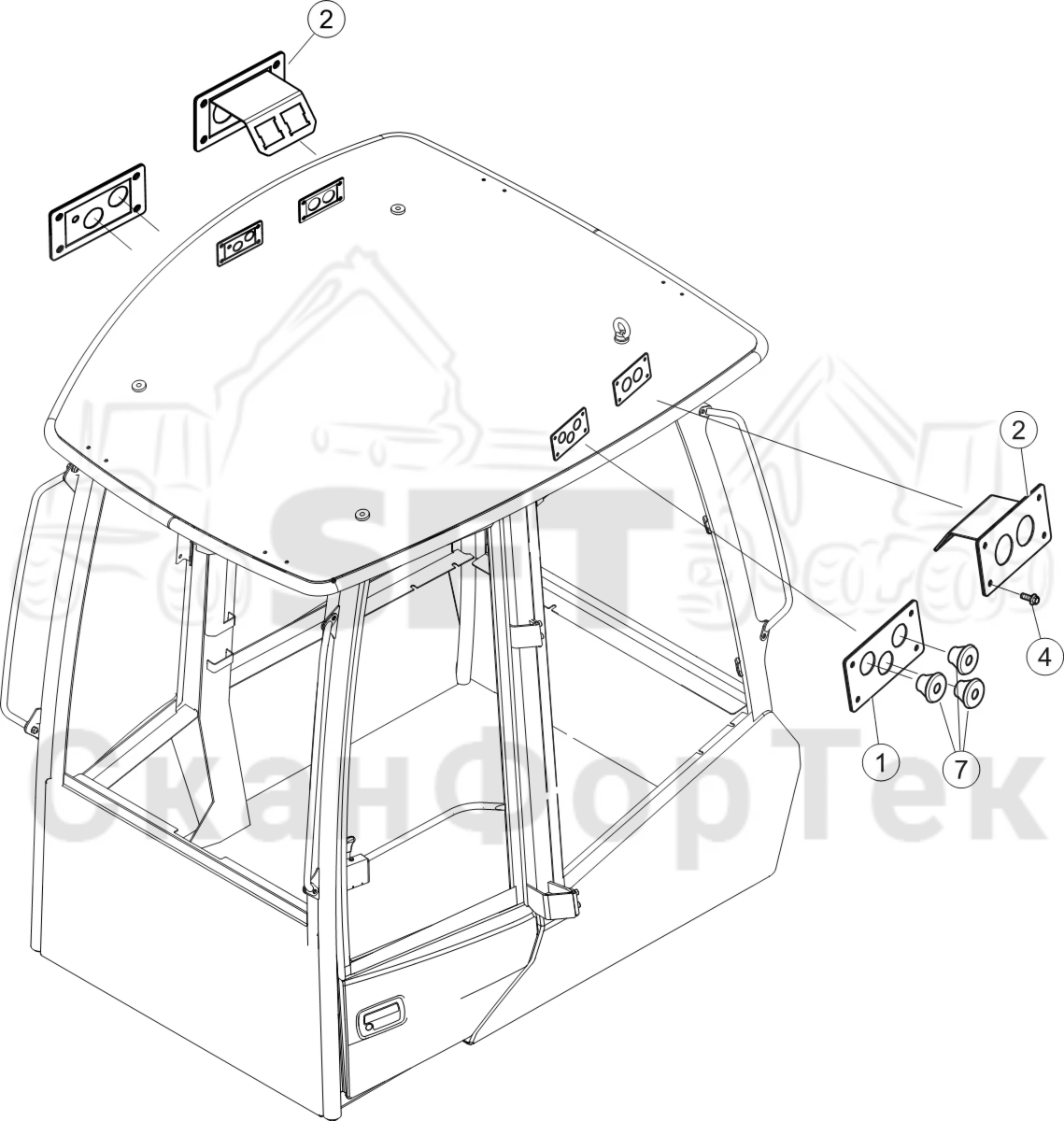 Схема: Уплотняющее кольцо