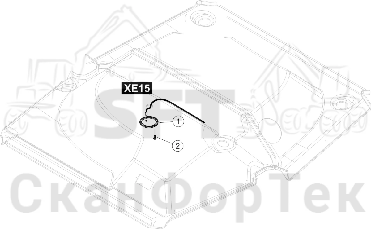 Схема: внутреннего освещения Комплект электрооборудования