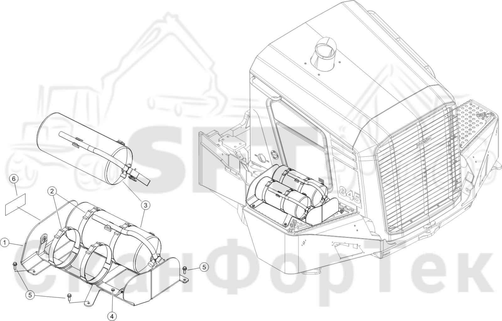Схема: Огнетушитель,​ 9L