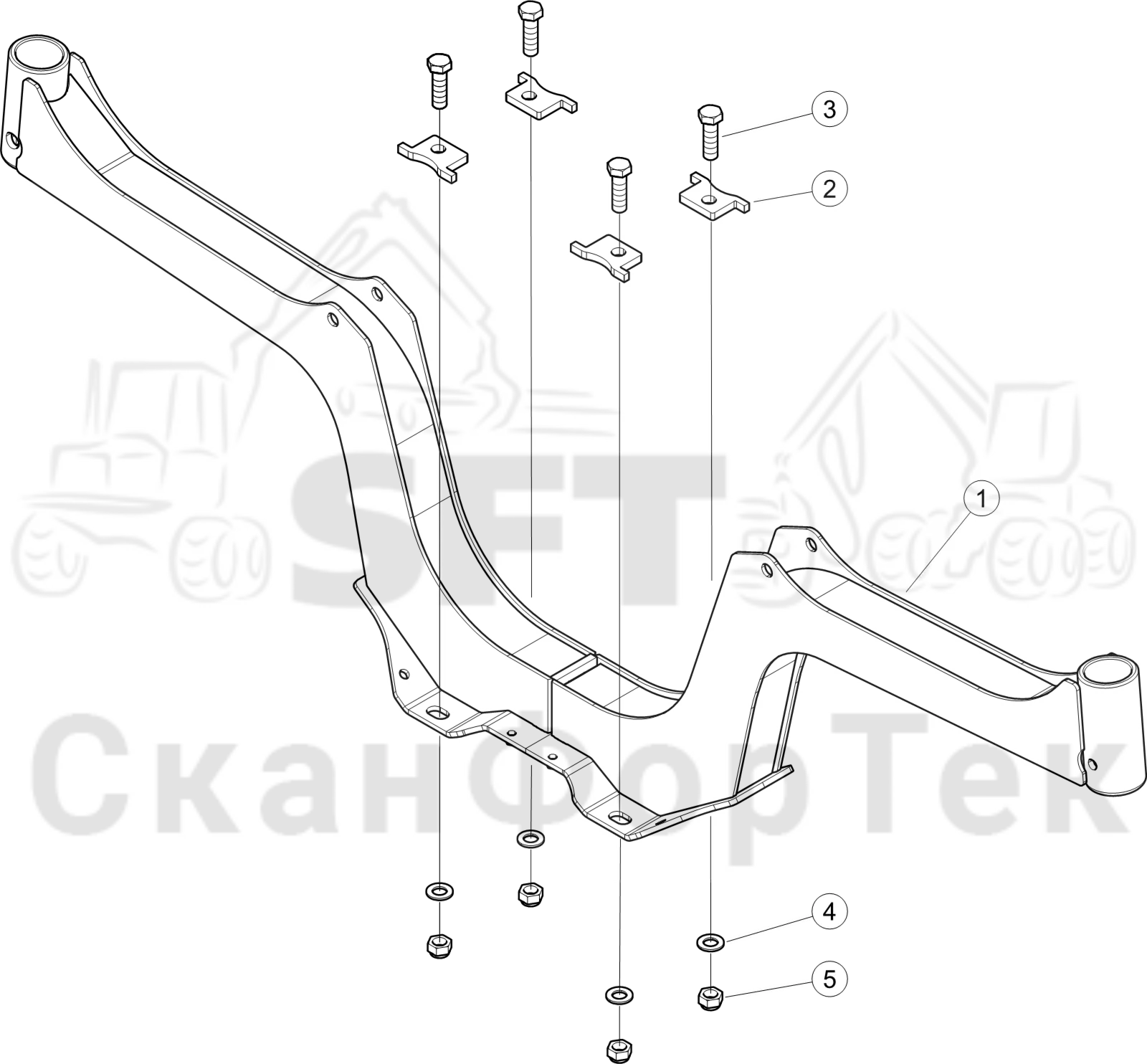 Схема: Коник широкий