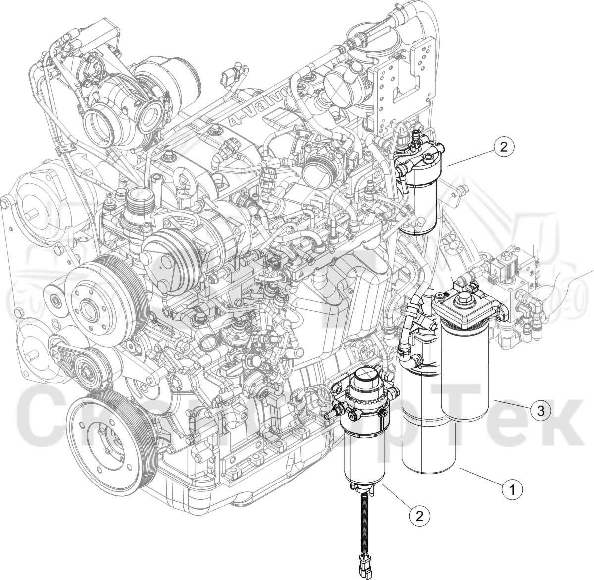 Схема: Топливный фильтр