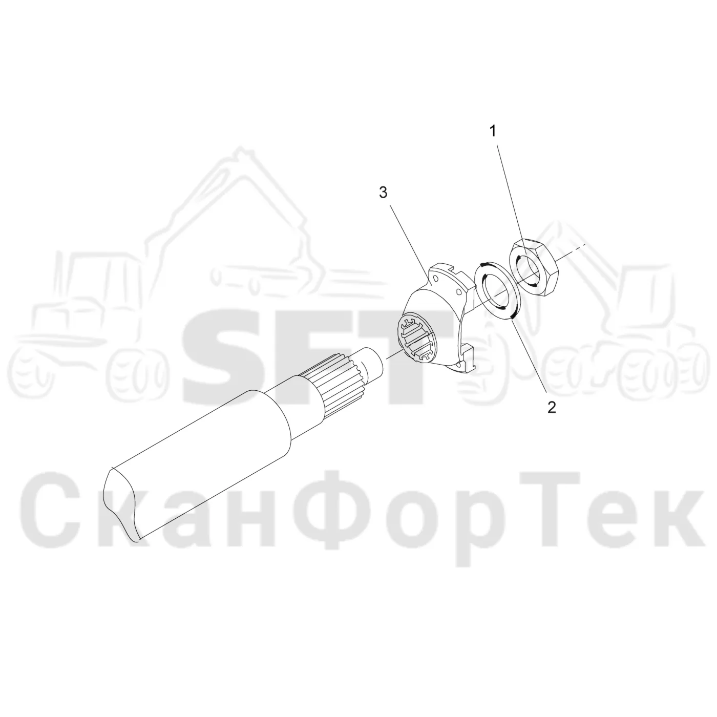 Схема: Карданный вал