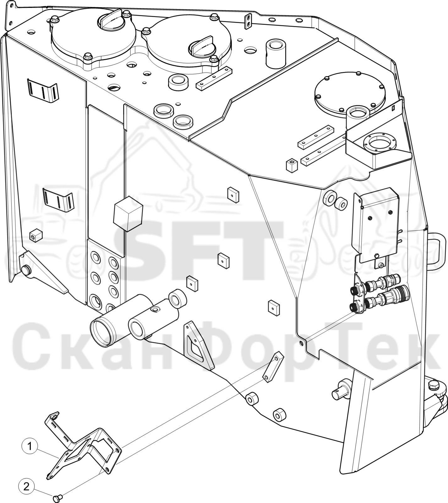 Схема: Монтаж  8450001201-