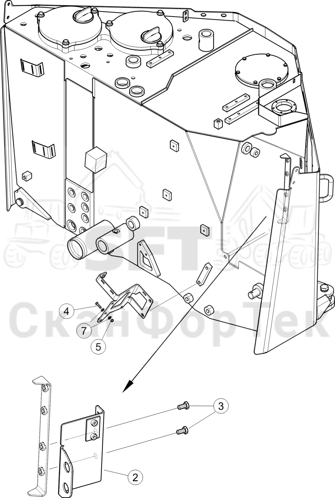Схема: Монтаж  8450001201-