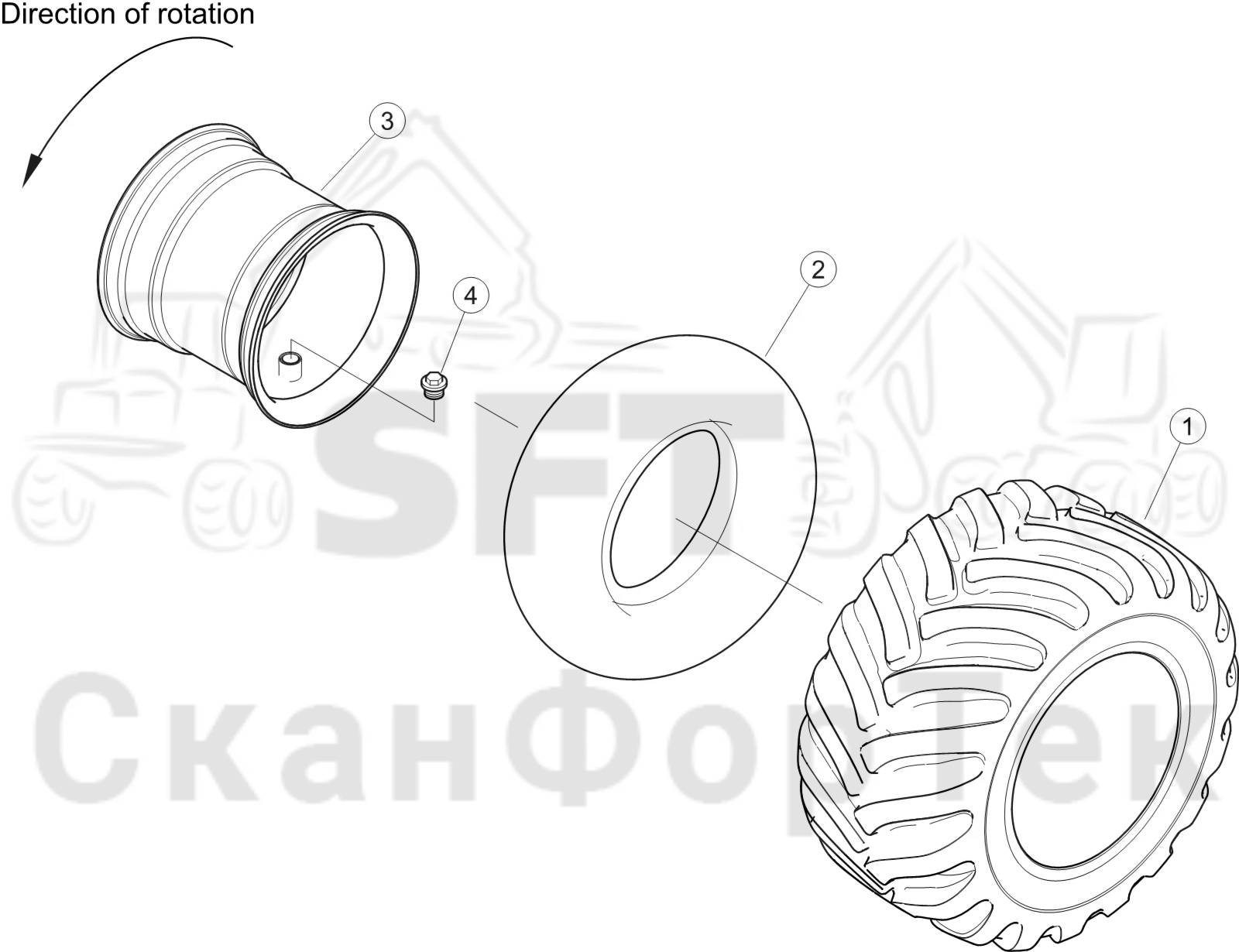 Схема: Nokian 800/40-24,​5 20 FK F2
