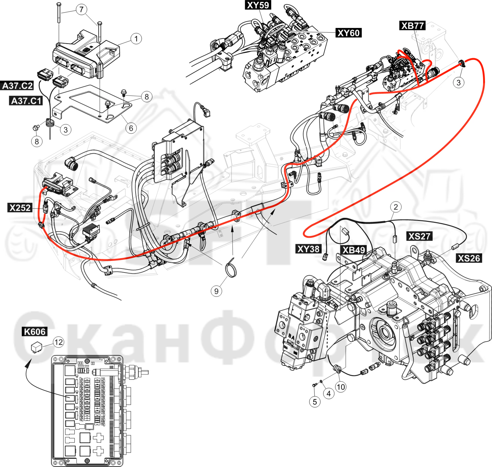 Схема: Комплект электрооборудования