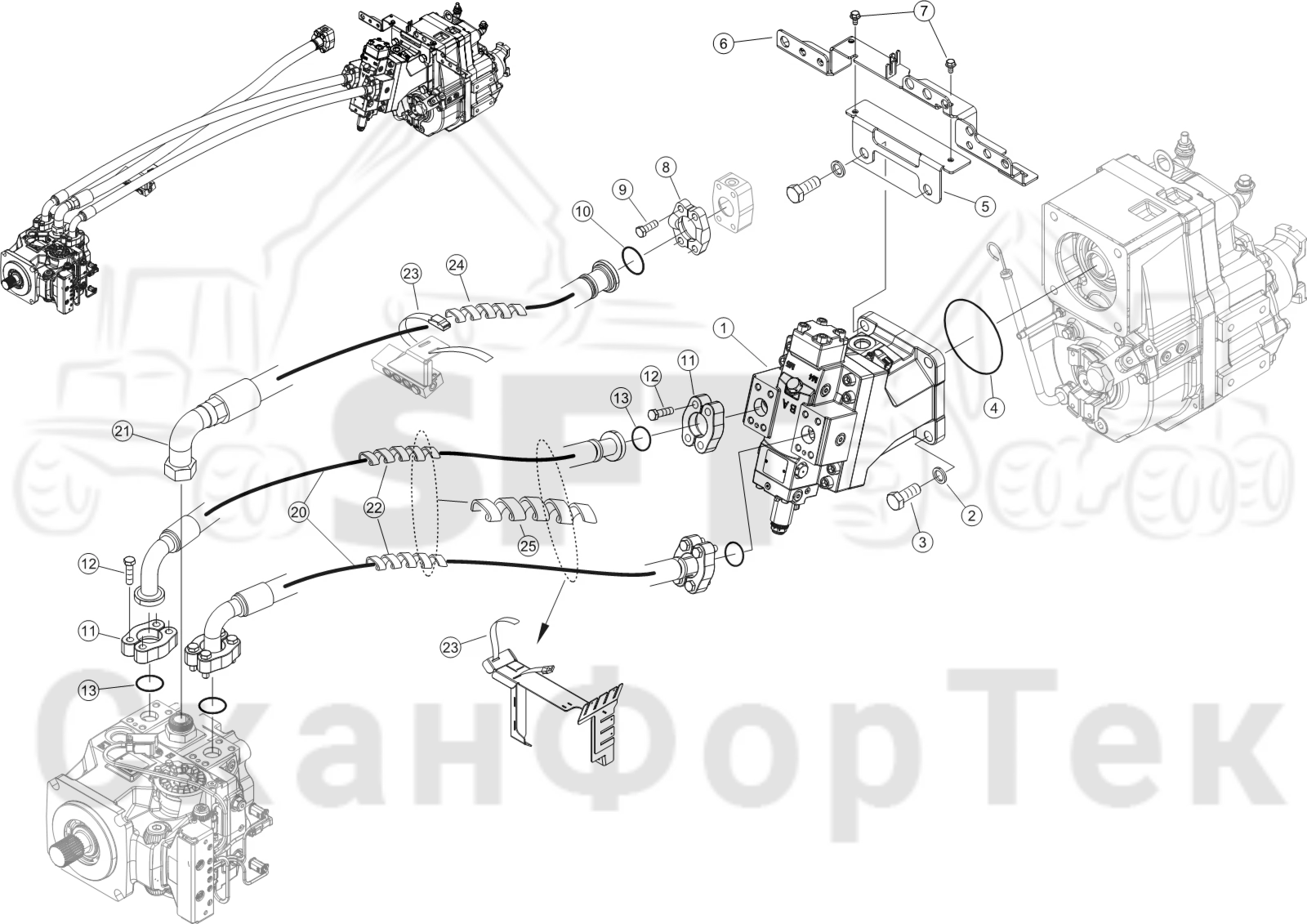 Схема: Гидростат STG +250