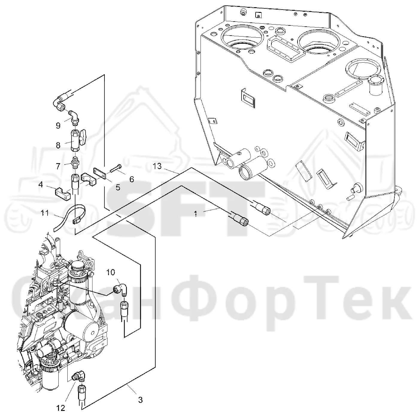Схема: Fuel system 8401000691-