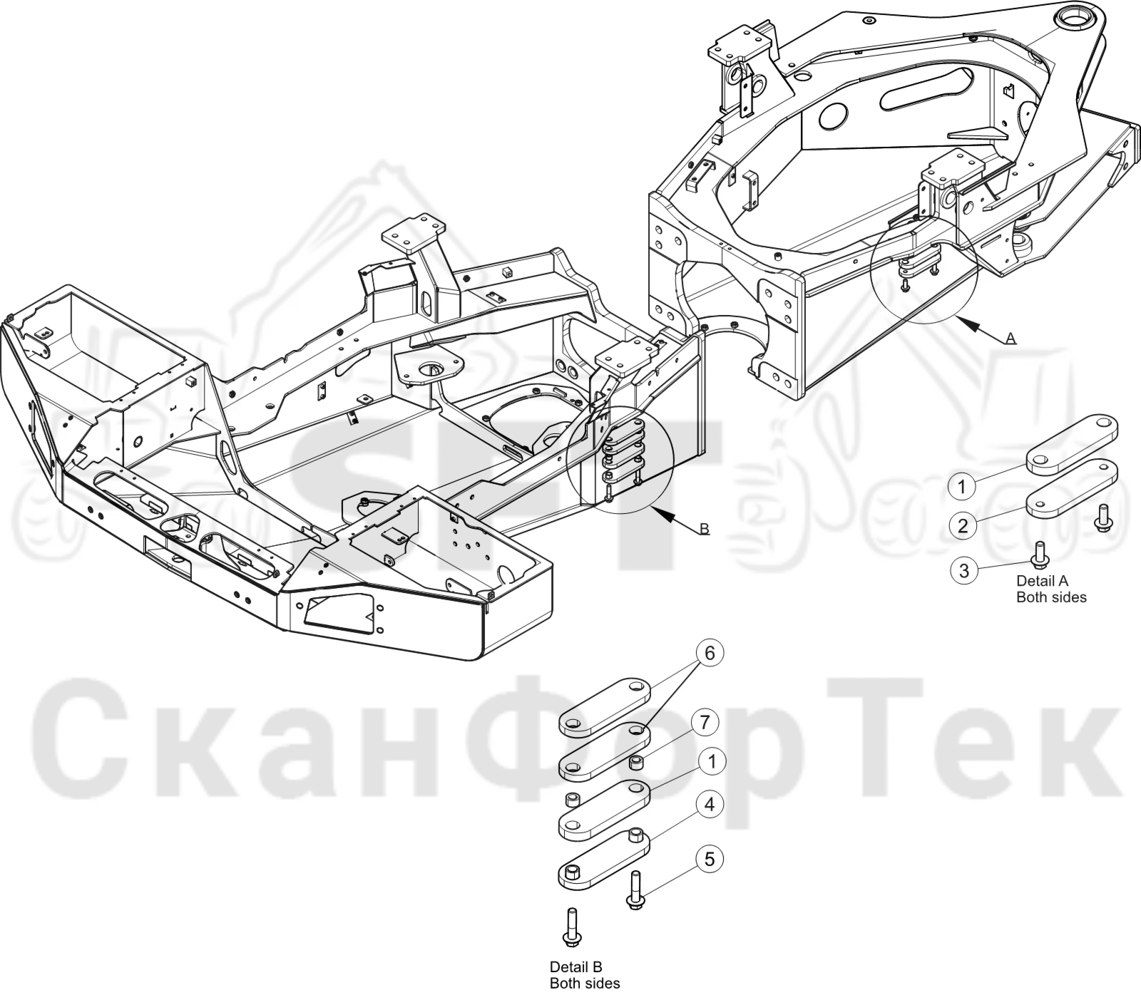 Схема: Стопор,​ KCR  8450001206-