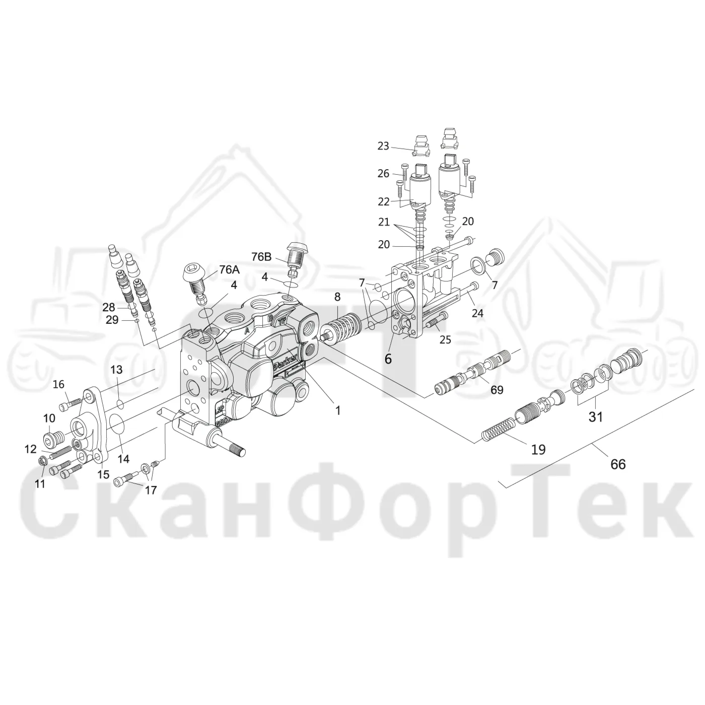 Схема: Поворот L90