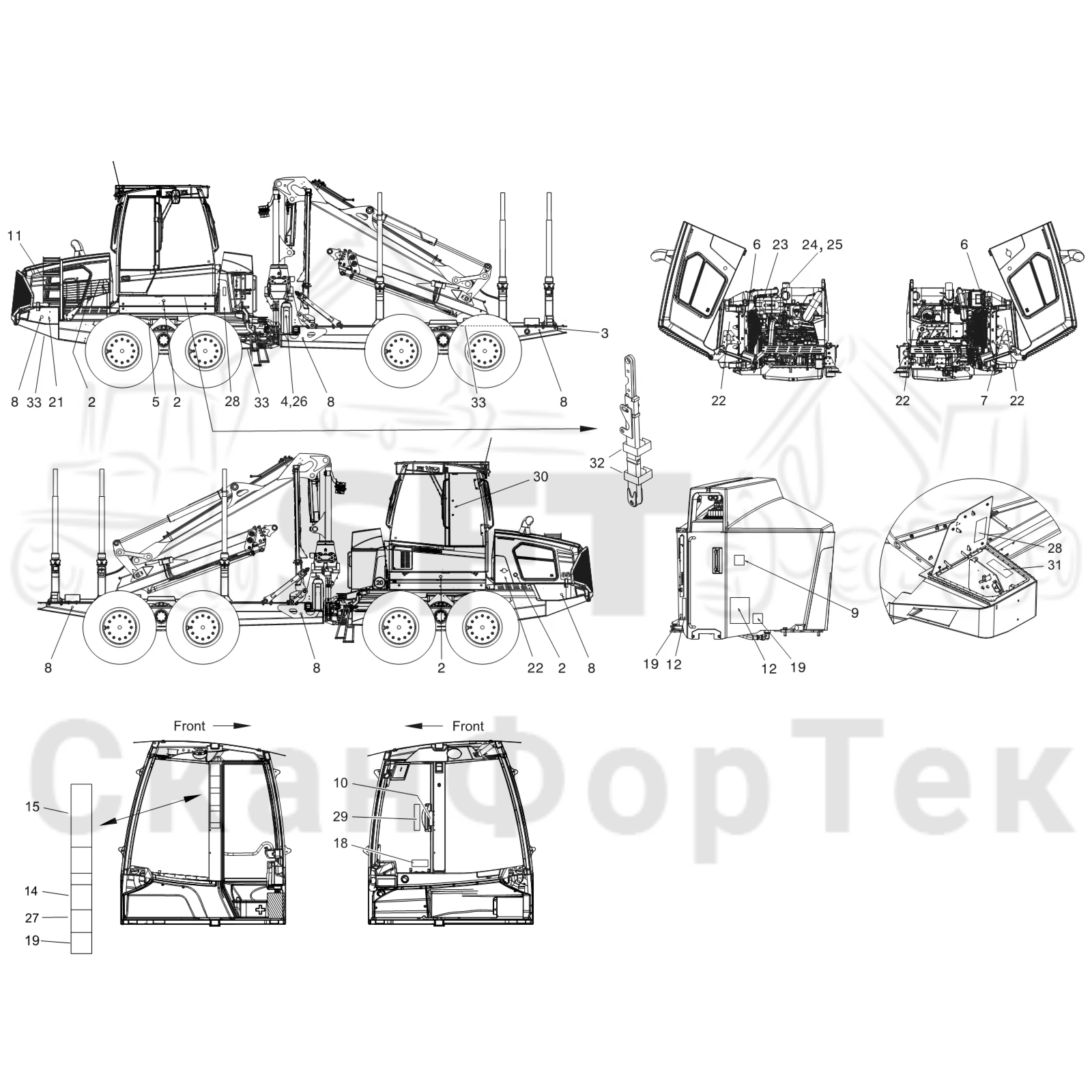 Схема: Бирки