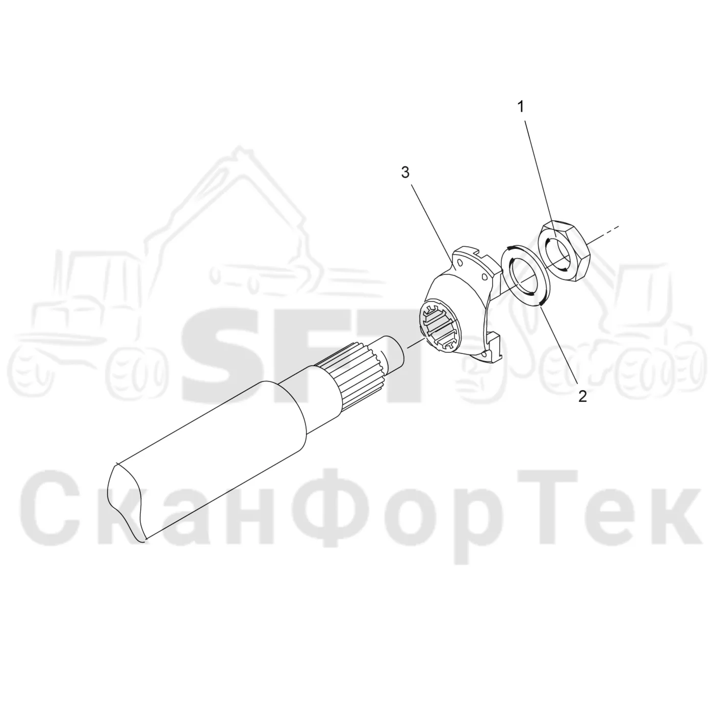Схема: Карданный вал