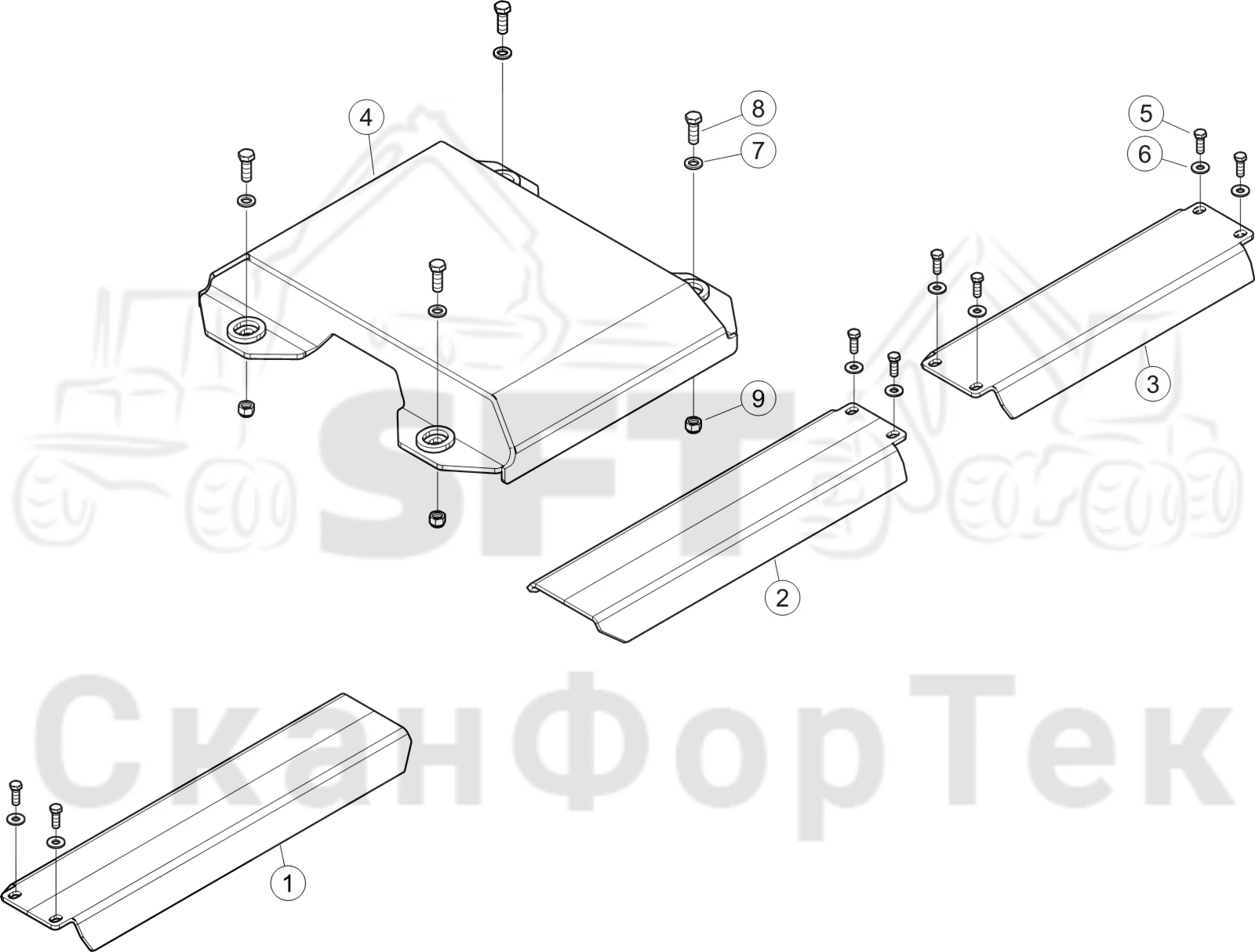 Схема: защита,​ 3 Коники,​ Заслонка,​ фиксированная