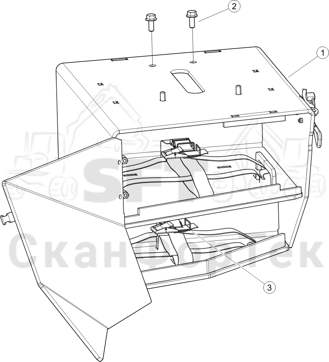Схема: Коробка для хранения