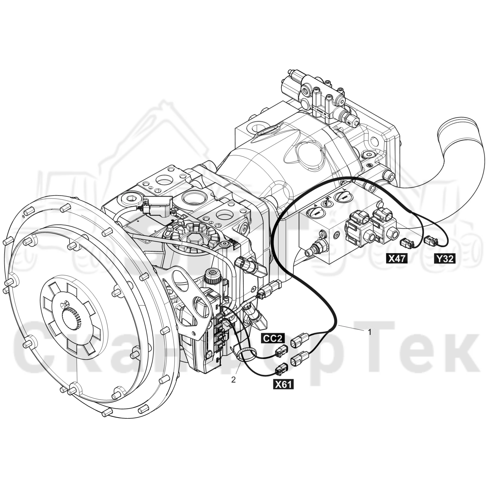 Схема: Retarder Комплект электрооборудования