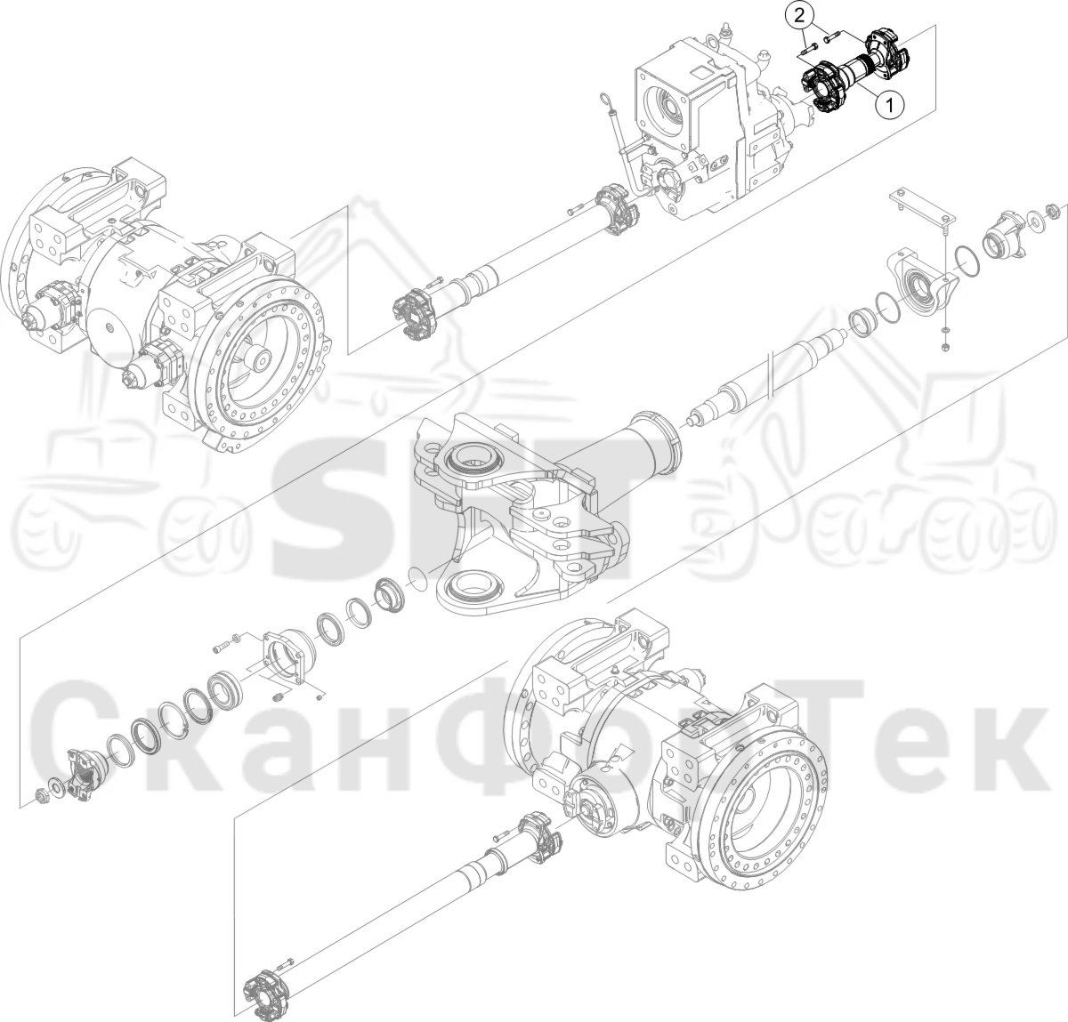 Схема: Карданный вал