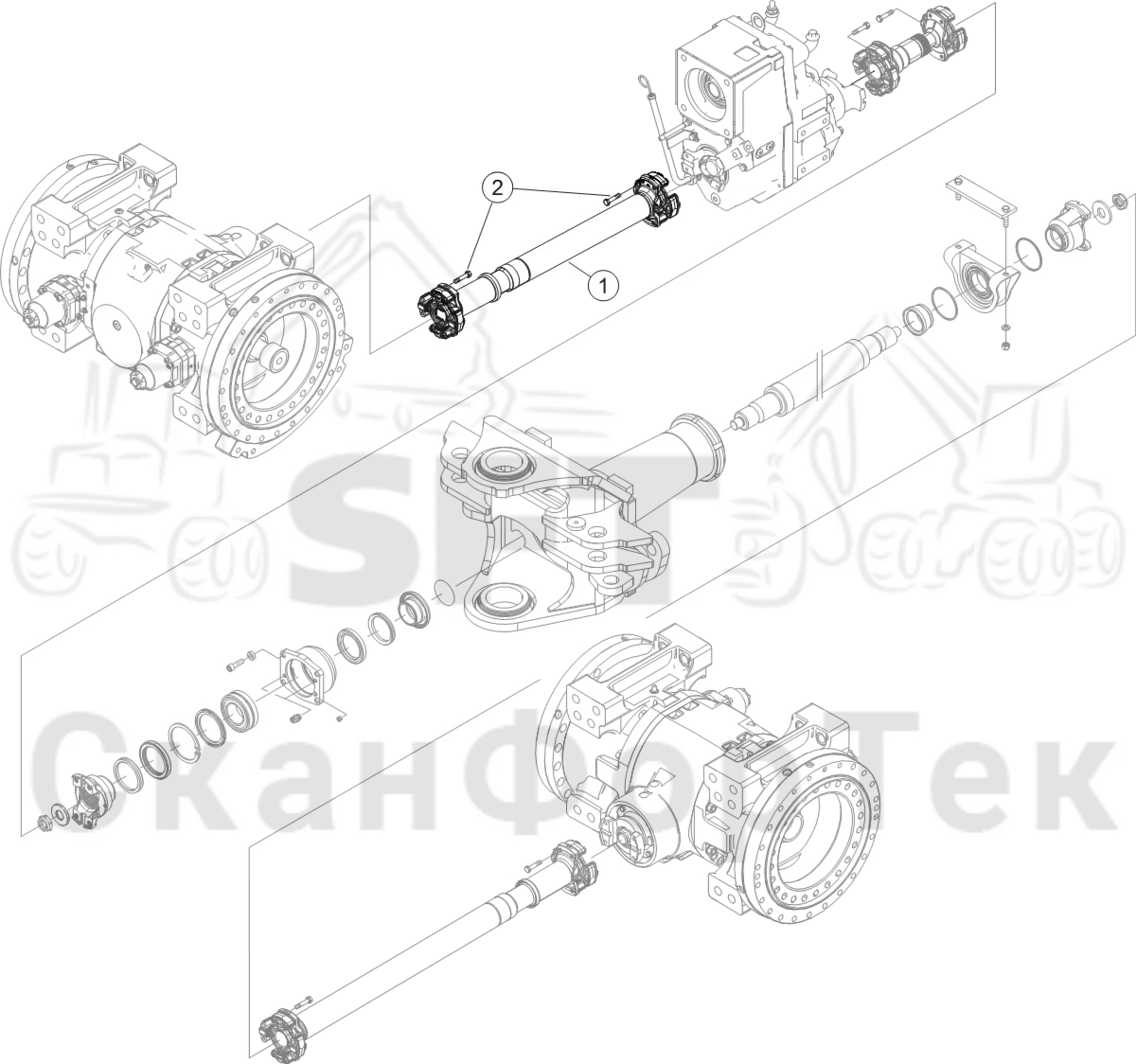Схема: Карданный вал