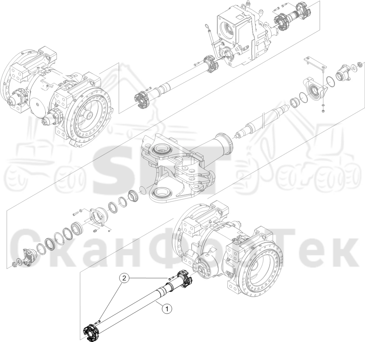 Схема: Карданный вал