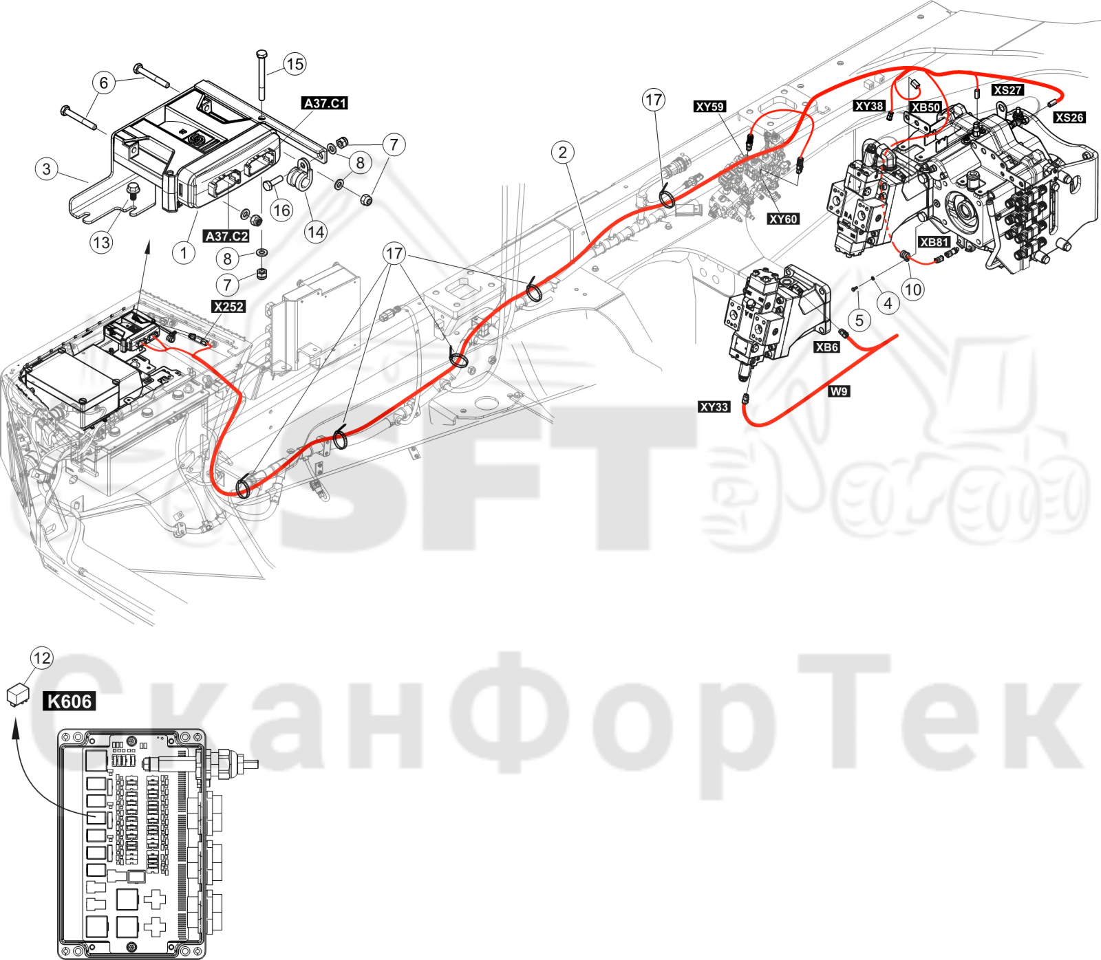 Схема: Комплект электрооборудования