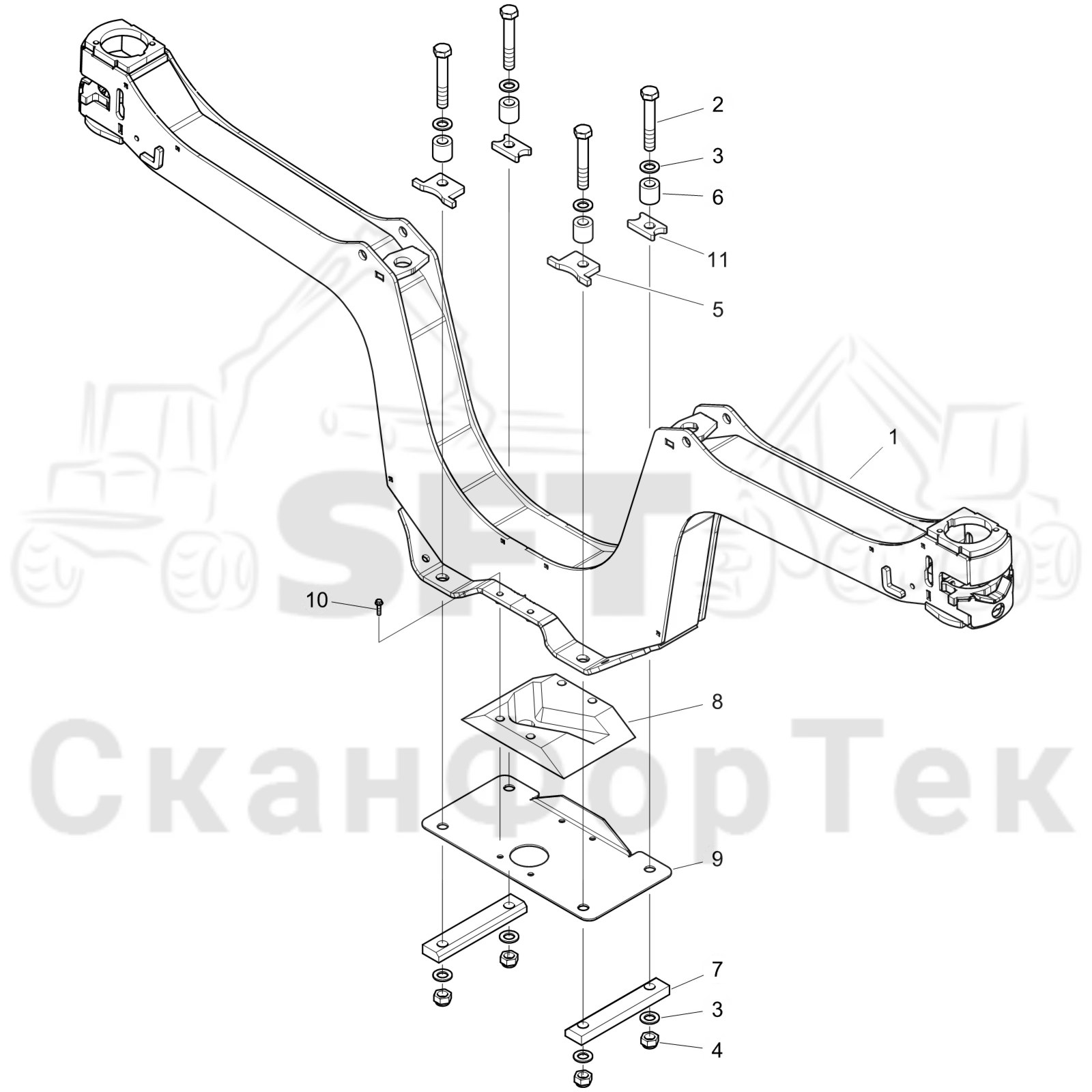 Схема: Коник