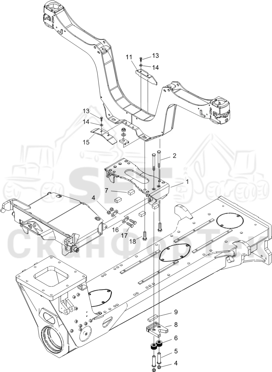 Схема: Коники и опоры