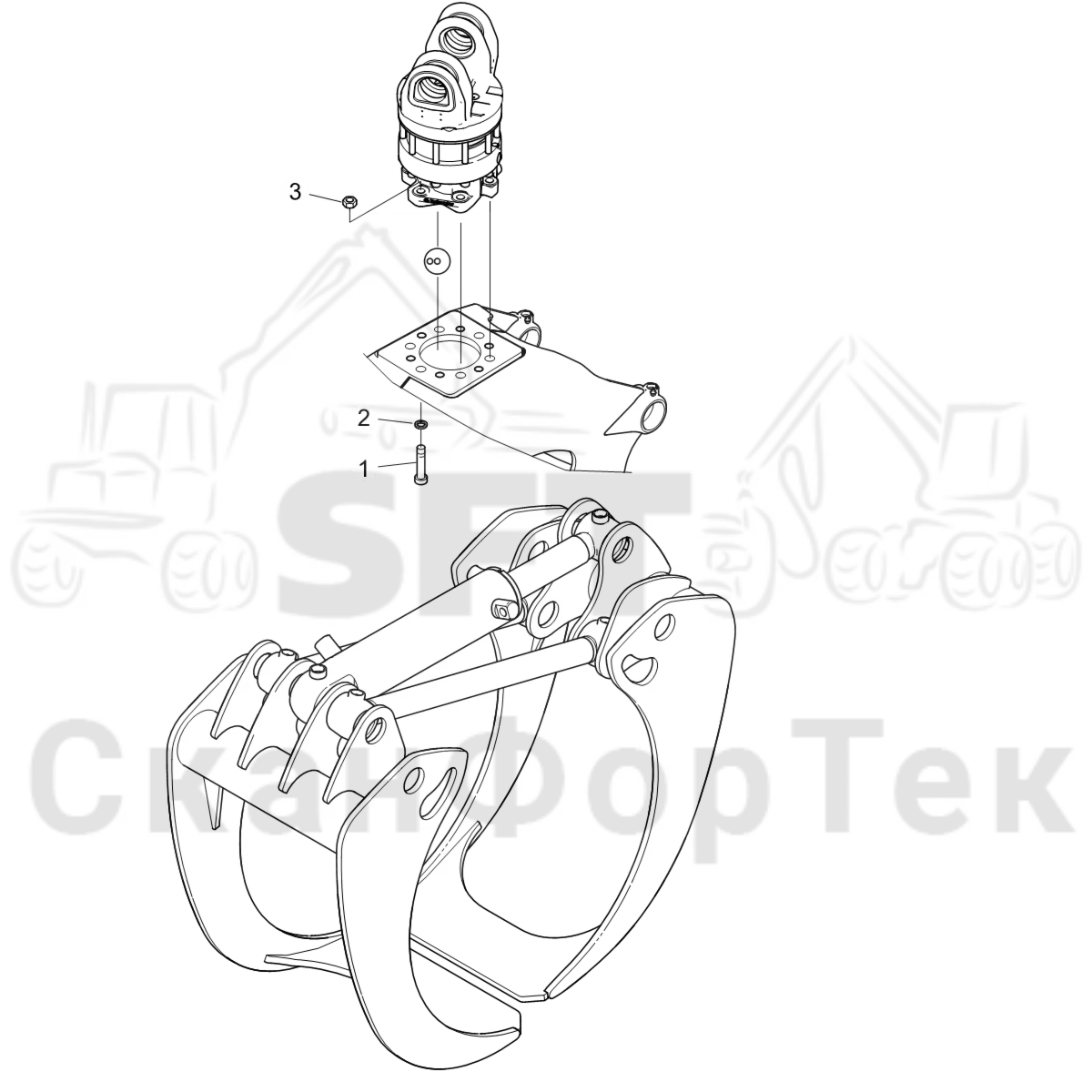 Схема: Крепежное оборудование