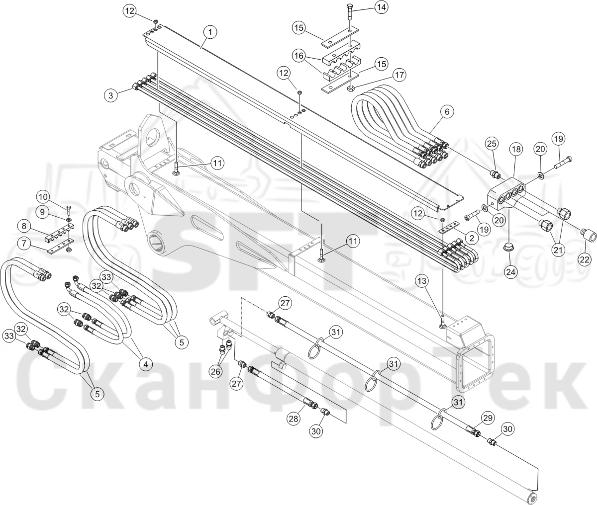 Схема: Pipes and hoses