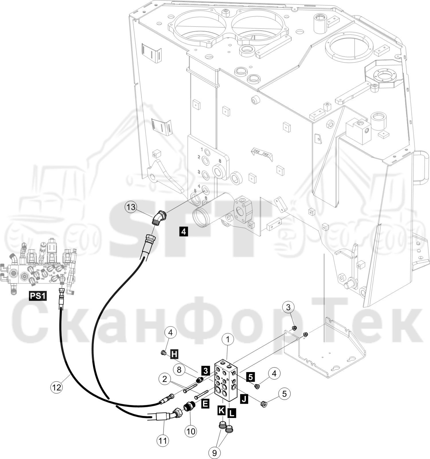 Схема: Блок