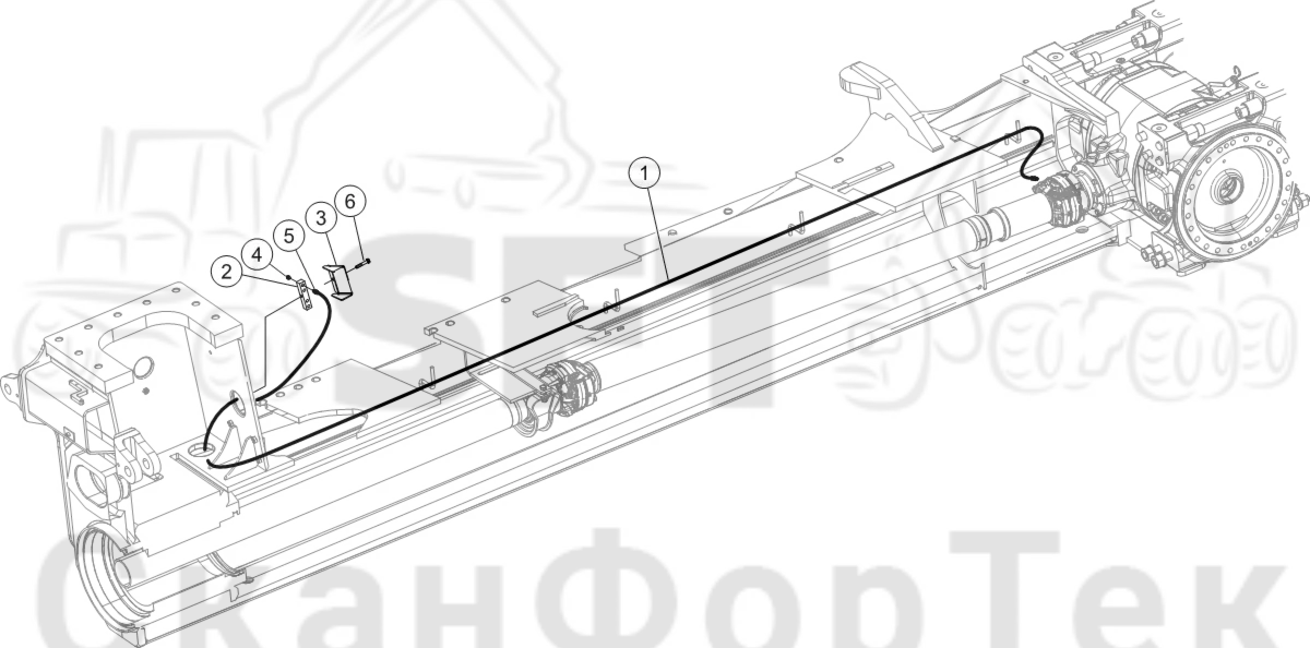 Схема: Смазка · Уплотнение